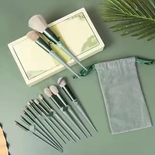 13Pcs Makeup Brush Set Make Up Concealer Brush Blush Powder Brush Eye Shadow Highlighter Foundation Brush Cosmetic Beauty Tools - 17cm
