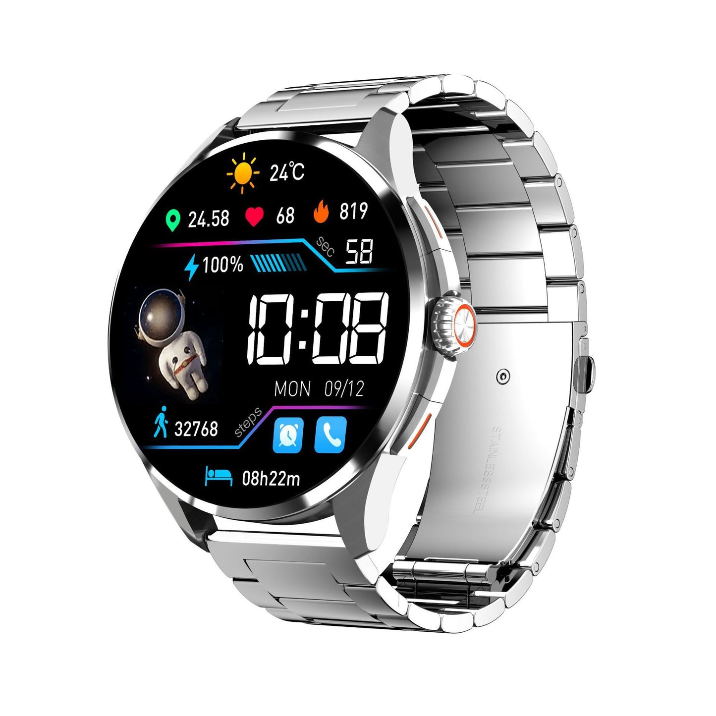 Sports Silicone Smart Watch - Waterproof Life