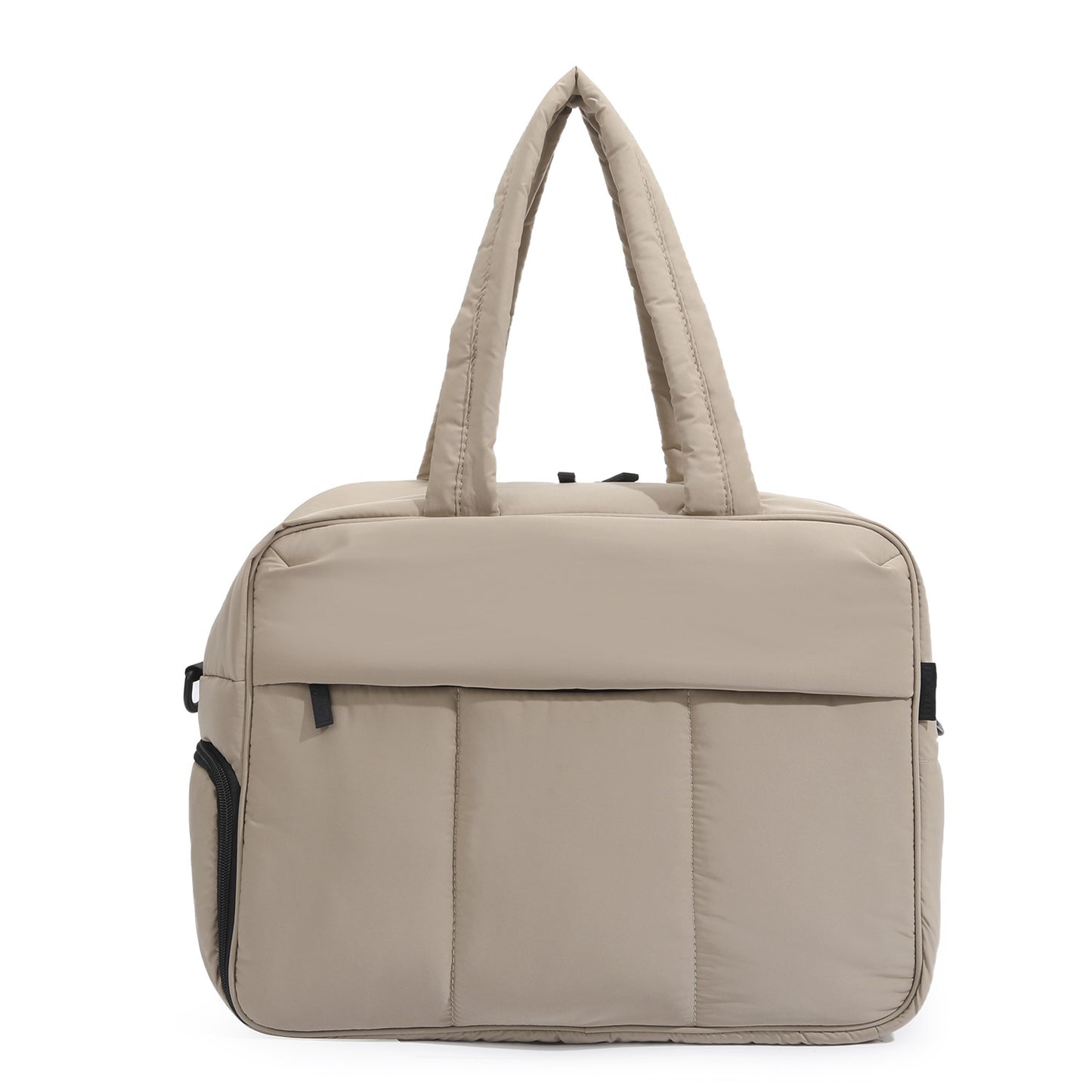 Down Winter Travel Duffle Bag - Women's Sports Gym Yoga Weekender with Shoe Compartment