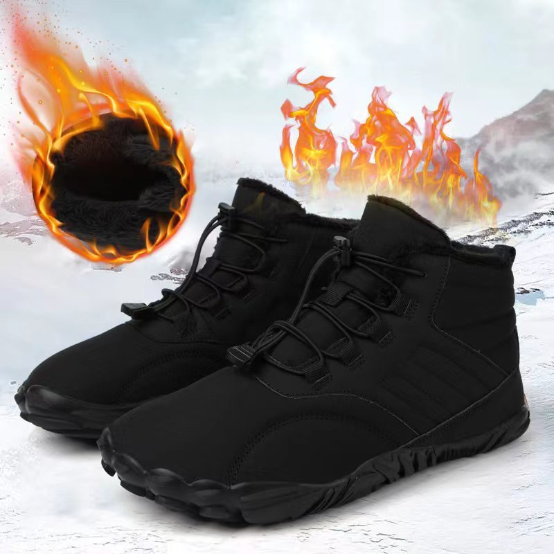 Unisex Winter Outdoor Boots - Adult Men Women Warm Slip-On Sports Shoes