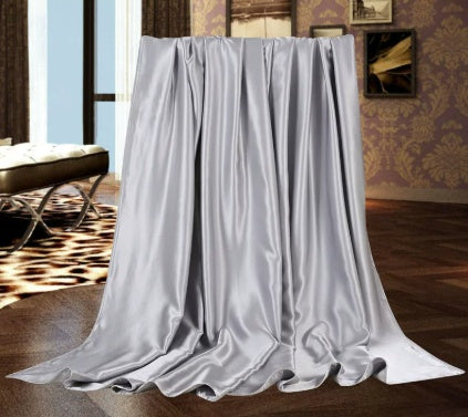 Silk Bed Sheet Fitted Sheet Four-piece Set Nordic Style