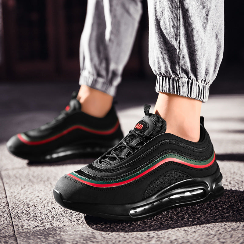 New Autumn Sports And Leisure Air Cushion Shock-absorbing Running Shoes - Men's Athletic