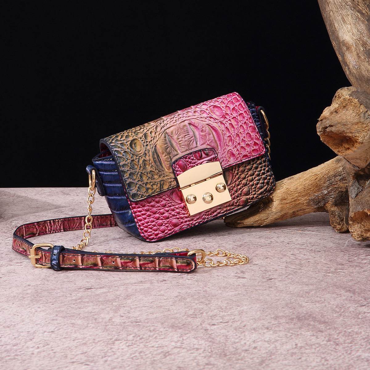 Crossbody One Shoulder Retro Women's Bag Multi-color - Millivan supplies