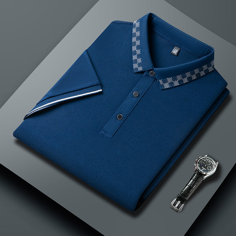 Men's Short-sleeved T-shirt Clothing For Middle-aged Dad Loose Casual