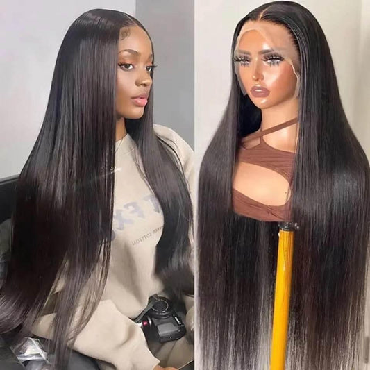Lace Wig Women's Long Straight High-temperature Fiber Chemical Fiber - Millivan supplies