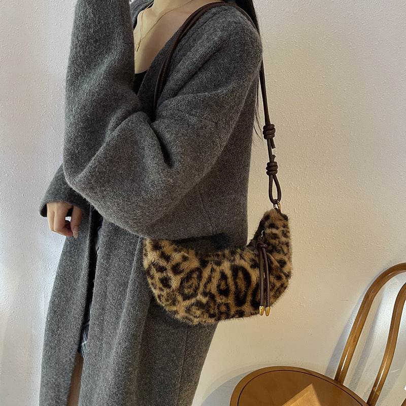 New Fall Winter Fashion Plush Shoulder Bag - Millivan supplies