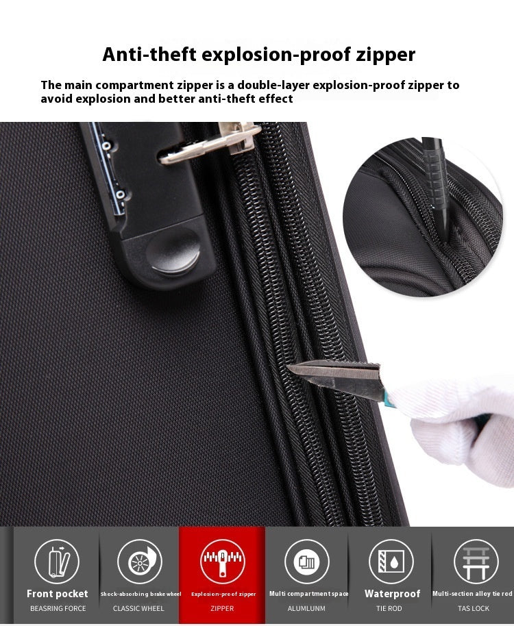Premium Business Luggage - Men's Oxford Cloth Luggage for Travel