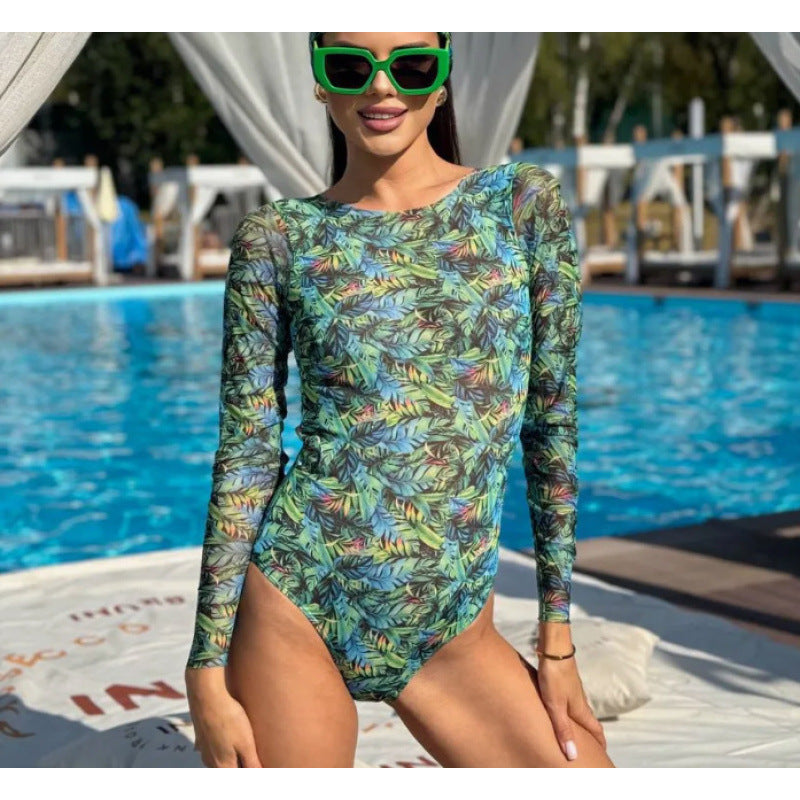 Women's One-Piece Bikini Swimsuit - Adult European American Style