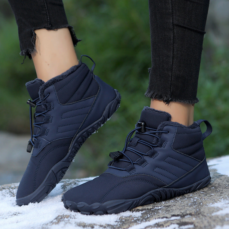 Unisex Winter Outdoor Boots - Adult Men Women Warm Slip-On Sports Shoes