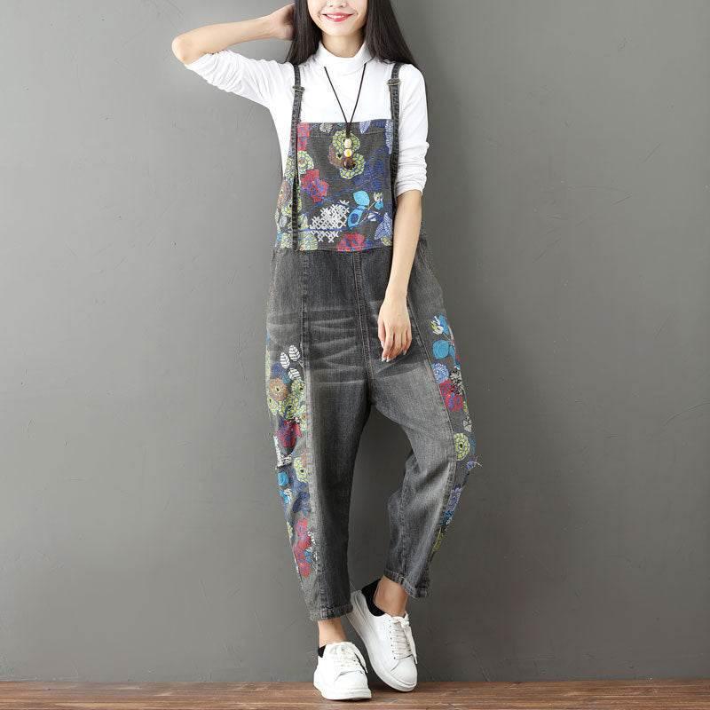 Women's Fashion Vintage Patchwork Jeans - Millivan supplies