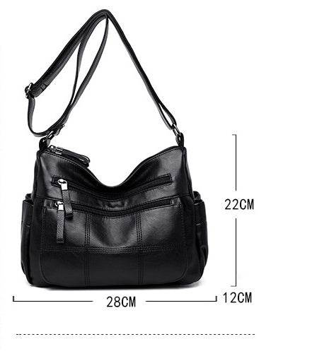 Women's Shoulder Leather Mother Bag Soft - Millivan supplies