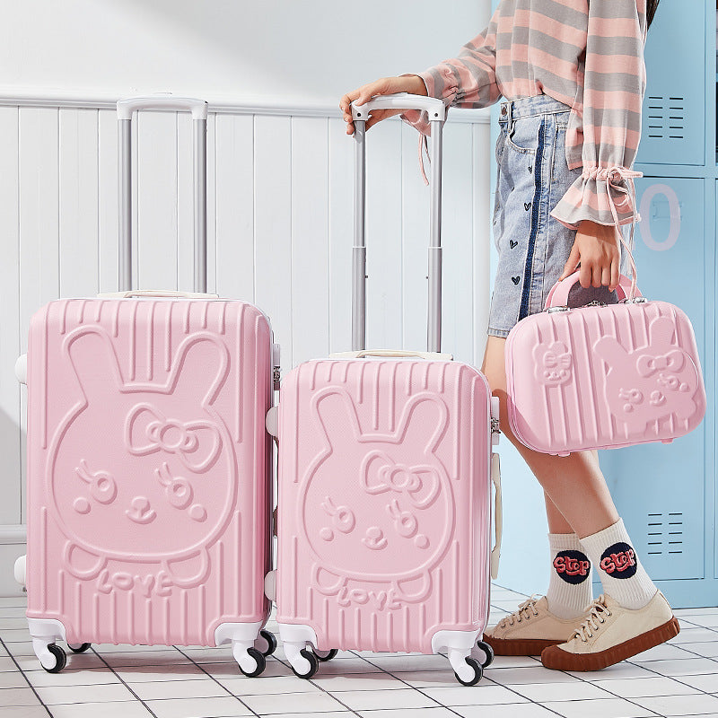 Schoolgirl Fashion Cute Password Trolley Case