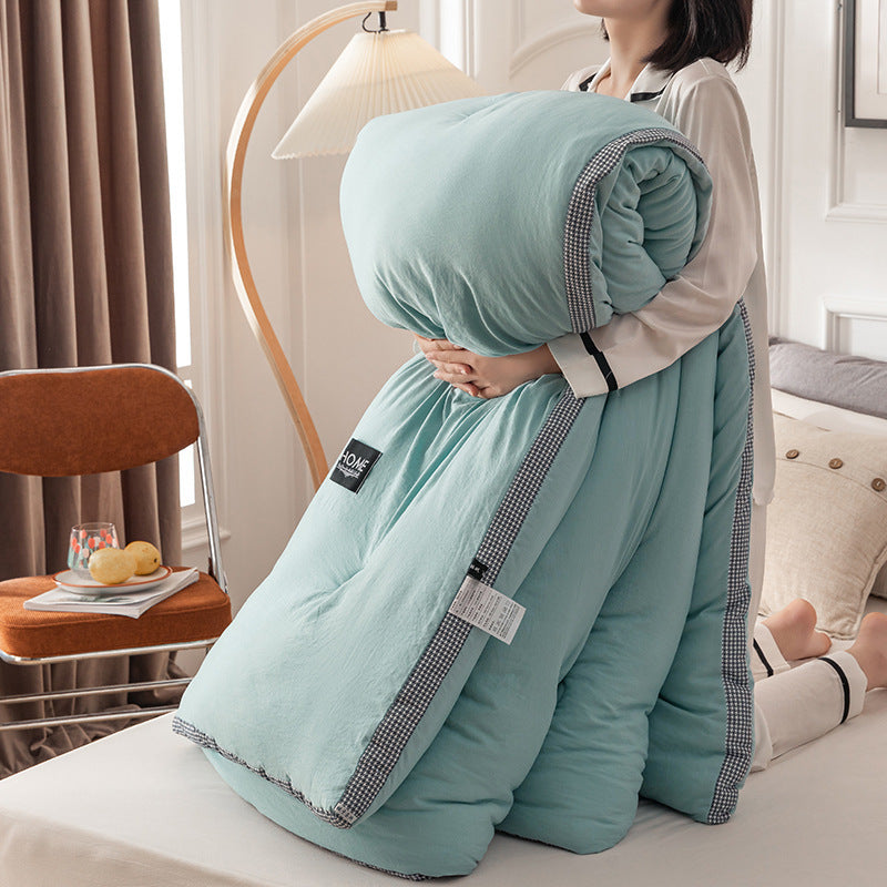 Three-dimensional Washed Cotton Spring And Autumn Quilt Single Student - Ginger Sleep Aid