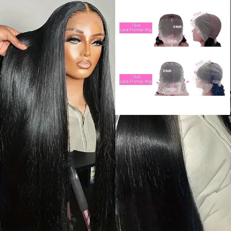 Women's Christmas Halloween Long 13x4 HD Lace Front Wig - Adult Costume Hair
