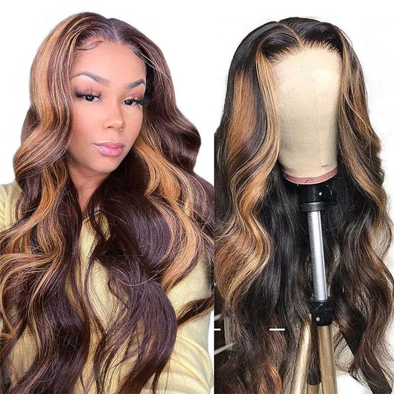 Women's Fashion Foreign Trade Wigs, Long Curly Hair, Chemical Fiber Wigs, Rose Net - Millivan supplies