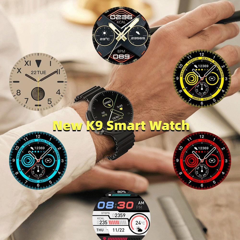 K9 Smart Watch 1.39" Round Screen - NFC Payment