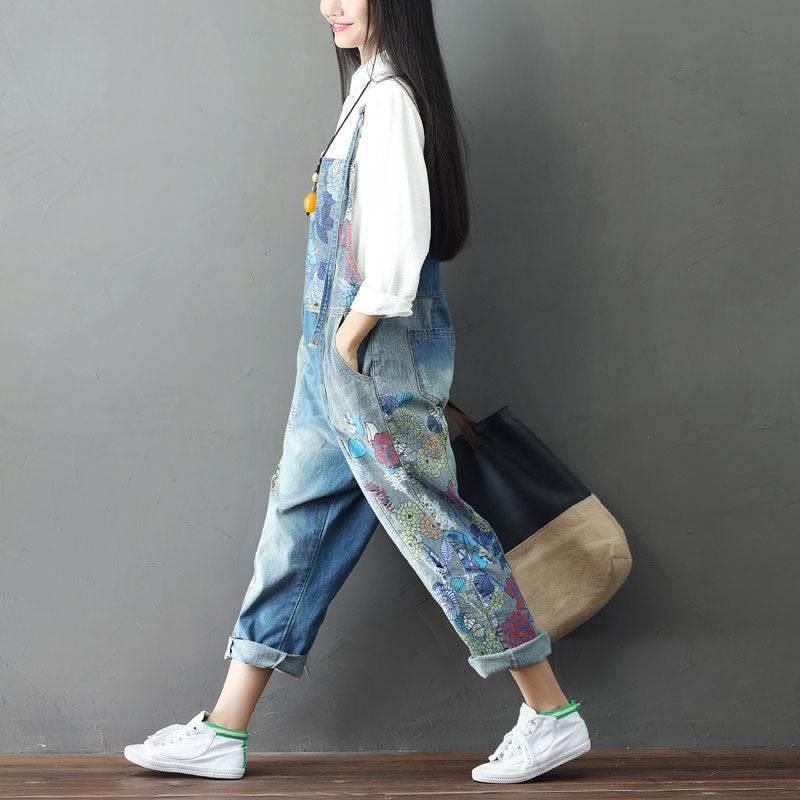 Women's Fashion Vintage Patchwork Jeans - Millivan supplies