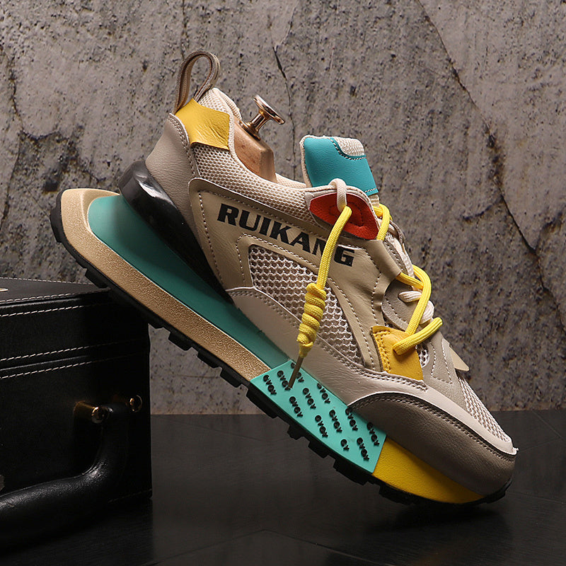Men's Trendy Mesh Shoes - Adult Height-Increasing Celebrity Style Sneakers