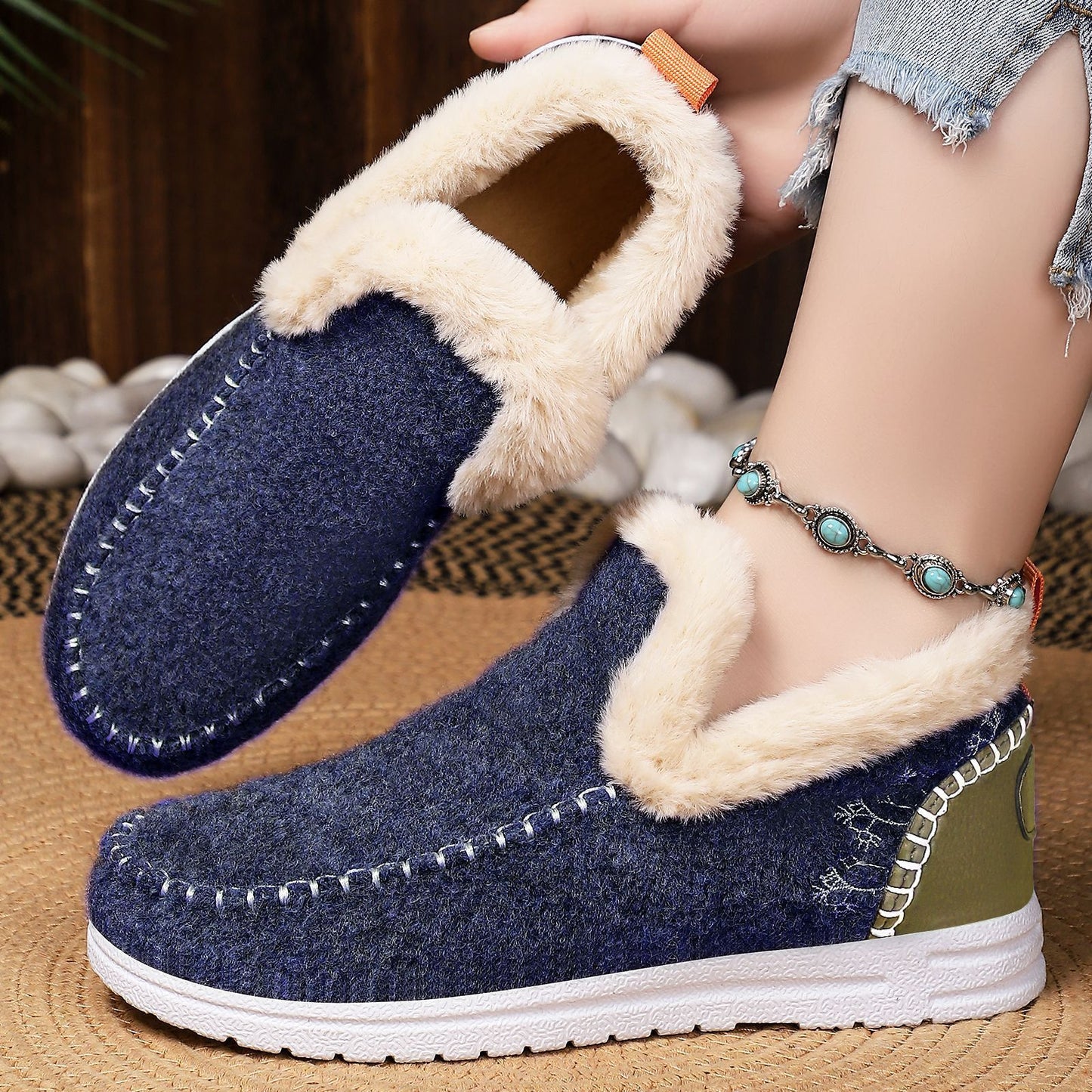 Cold-proof Female Lightweight Simple Cotton Boots - Warm Winter Footwear