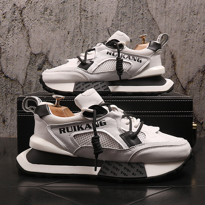 Men's Trendy Mesh Shoes - Adult Height-Increasing Celebrity Style Sneakers