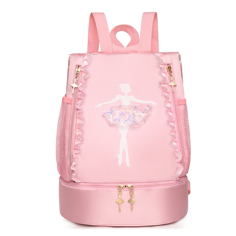 Children's Shoulder Dance Backpack Latin Ballet School Bag