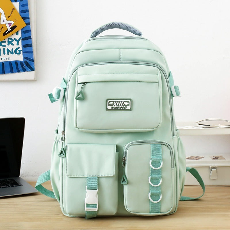 Cartoon Graffiti High School Student Large Capacity Schoolbag