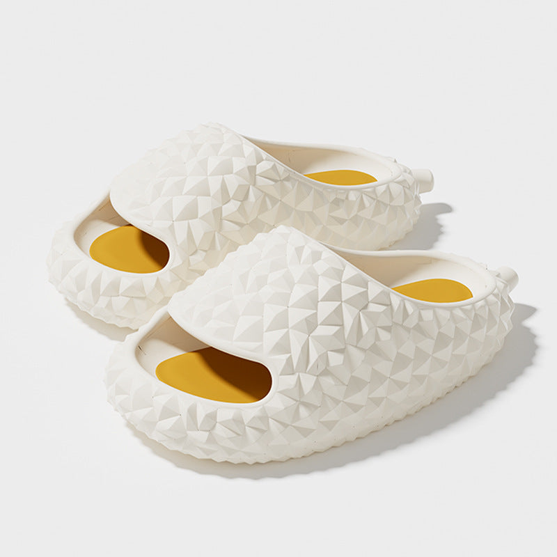 Durian Slippers Unique Design Peep-toe Home Shoes - Cute Bathroom Slippers