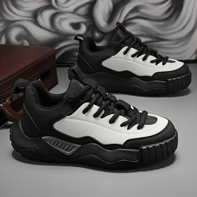 Male Leather Platform Fashion Casual Shoes