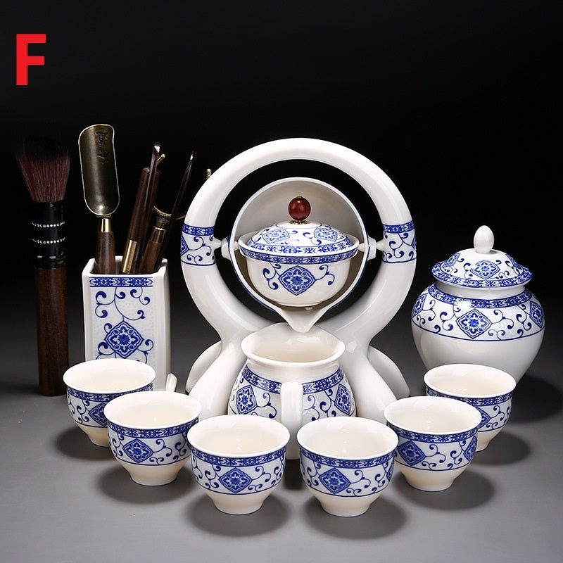 Blue And White Ceramic Creative Teapot Teacup Set - Kung Fu Tea Set Porcelain