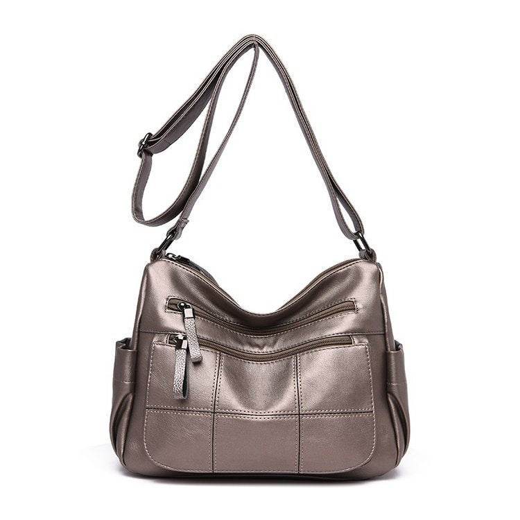 Women's Shoulder Leather Mother Bag Soft - Millivan supplies