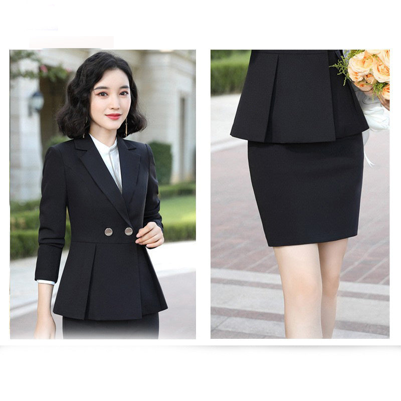 Fashion Women's Solid Color Professional Wear Suit