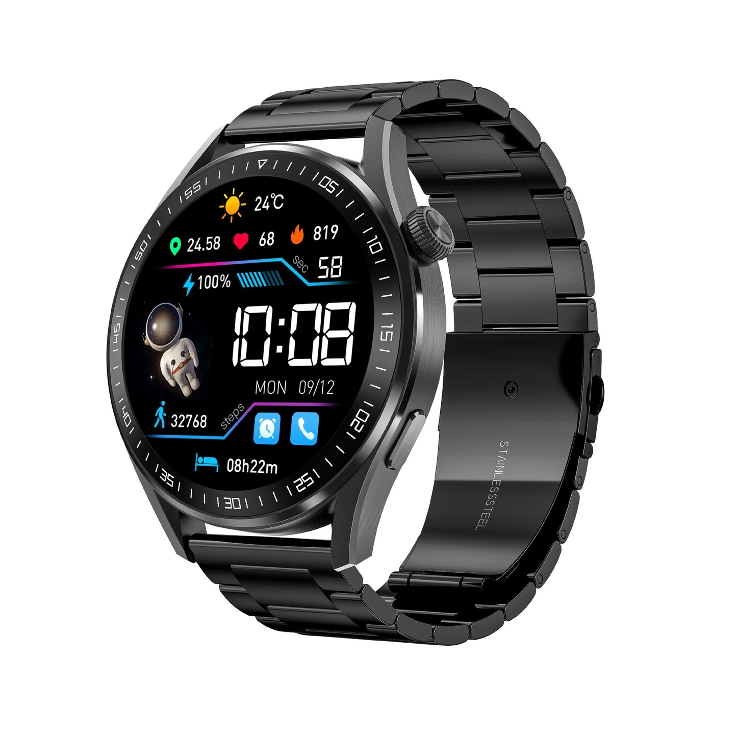 Sports Silicone Smart Watch - Waterproof Life