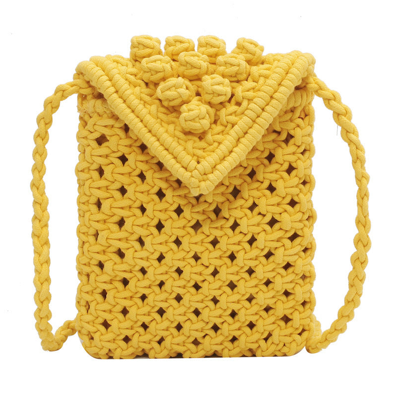 Western-Style Wool Square Messenger Bag - Women's Trendy Shoulder Bag