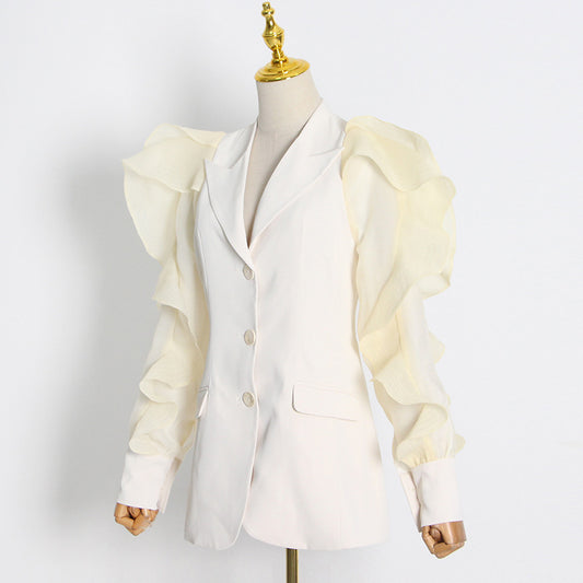 The Gaze Bouffante Slim Blazer