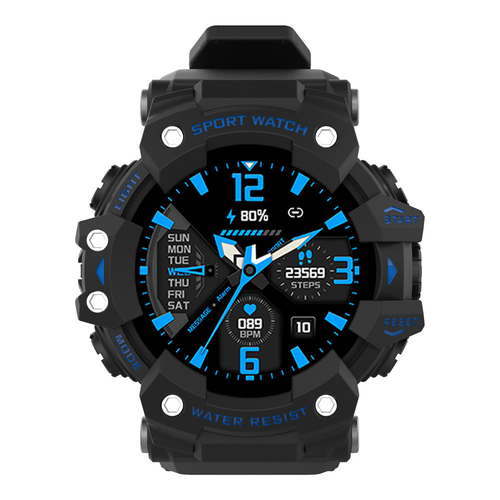 Sleep Heart Rate Monitor Watch - Waterproof 1.3"