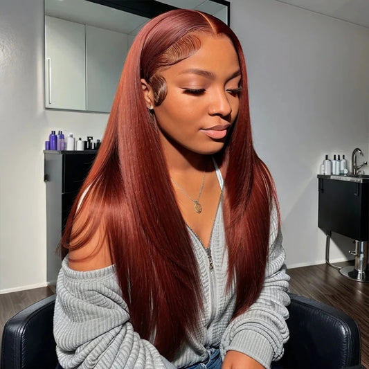 Women's Straight 13x4 Human Hair Lace Front Wig - Adult Natural Hair