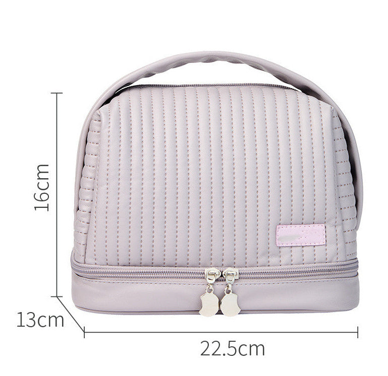 Toast Makeup Bag PU Waterproof And Multifunctional