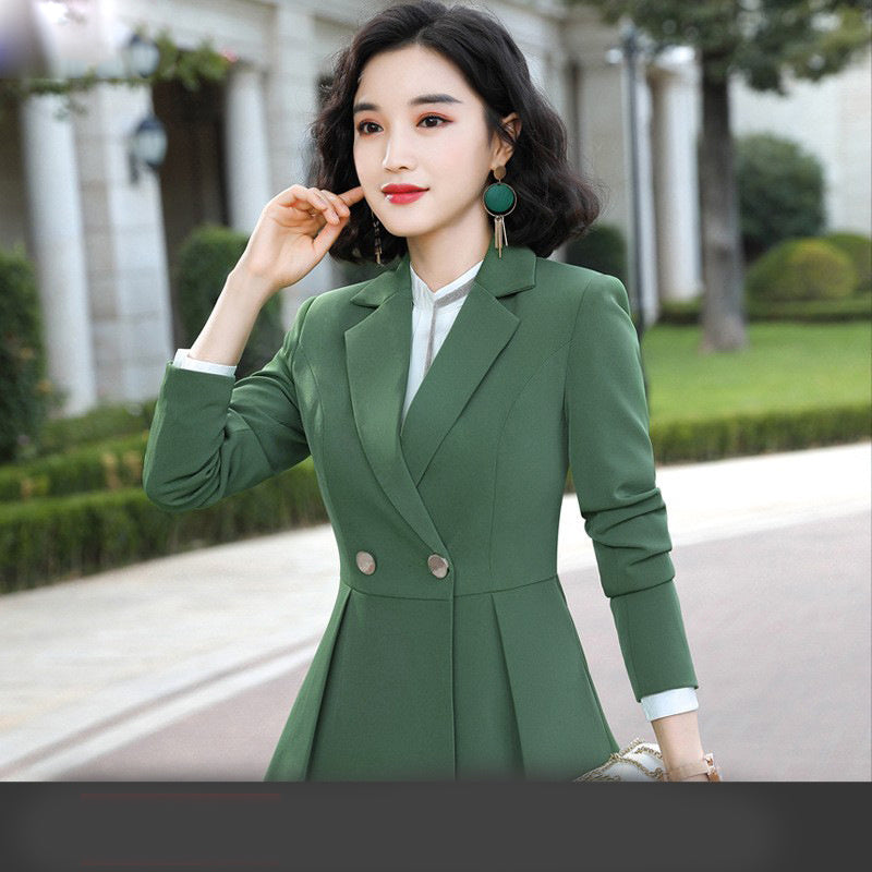 Fashion Women's Solid Color Professional Wear Suit