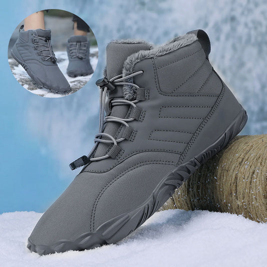 Unisex Winter Outdoor Boots - Adult Men Women Warm Slip-On Sports Shoes