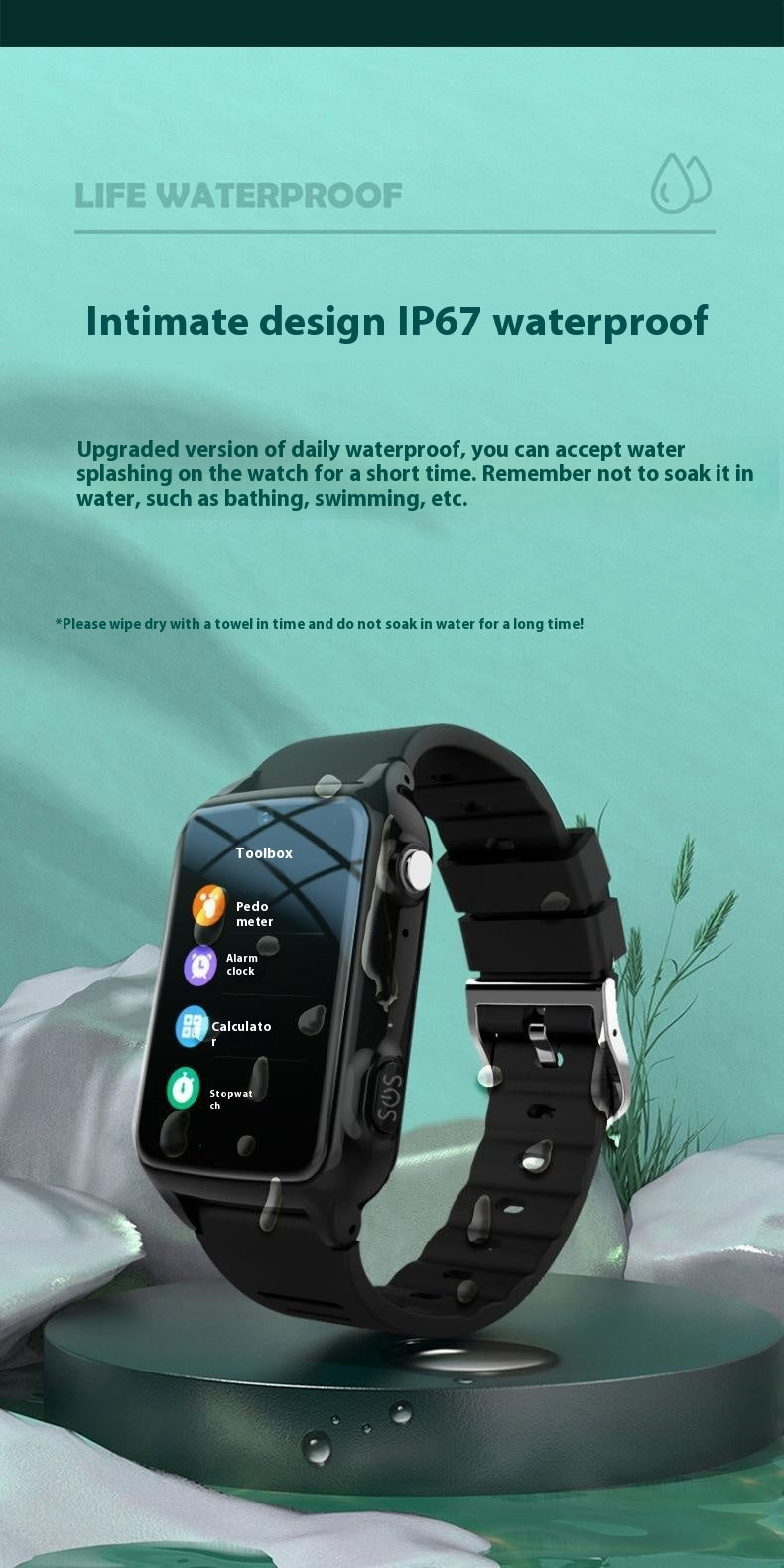 Elderly 4G Smart Watch - GPS Positioning Anti-Lost