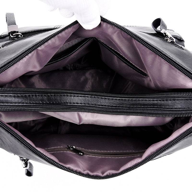 Women's Shoulder Leather Mother Bag Soft - Millivan supplies