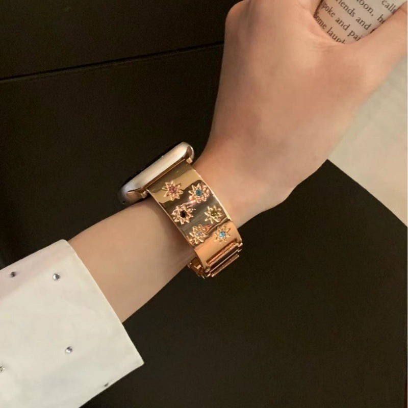 Asterism Crystal Apple Watch Strap - Metal Bracelet