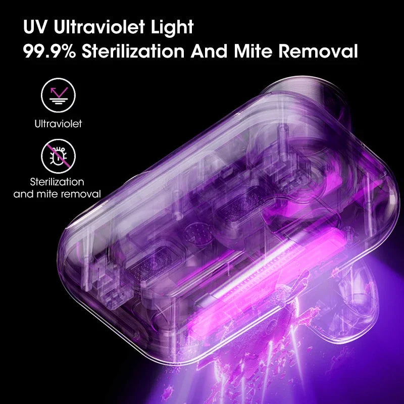 Mattress Vacuum Mite Remover - Cordless UV Sterilizer 100W