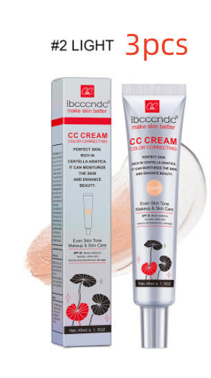 Women's CC Cream - Moisturizing Waterproof Makeup Concealer Dark Shade