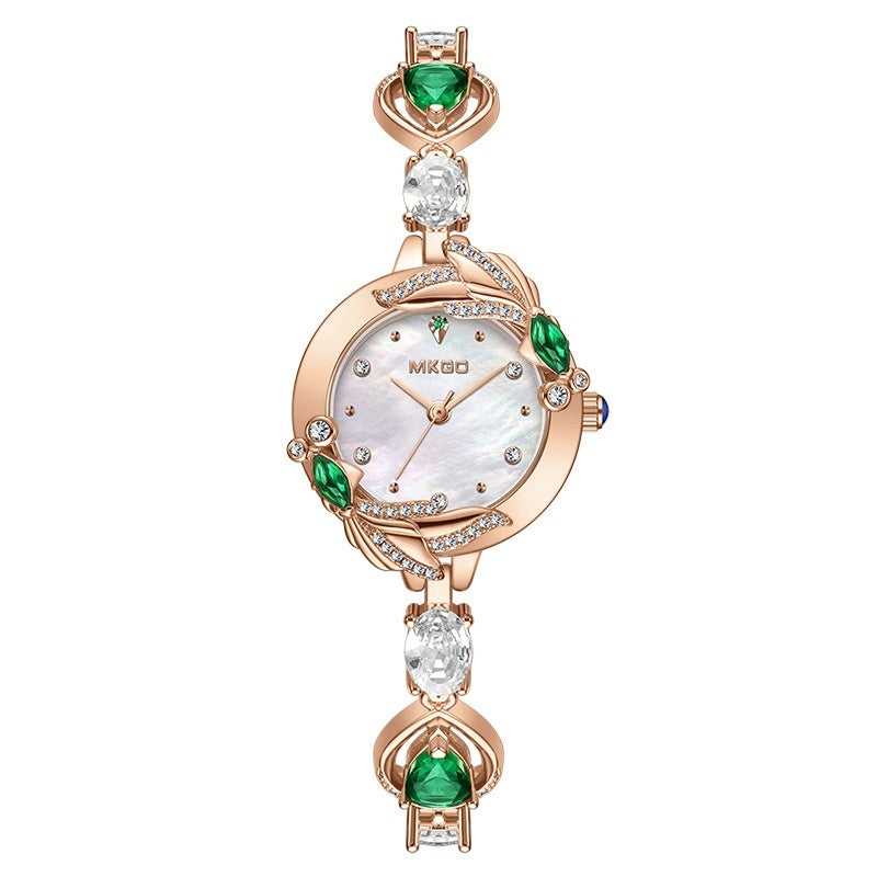 Women's Simple All-match Crystal Small Goldfish  Bracelet Women's Watch