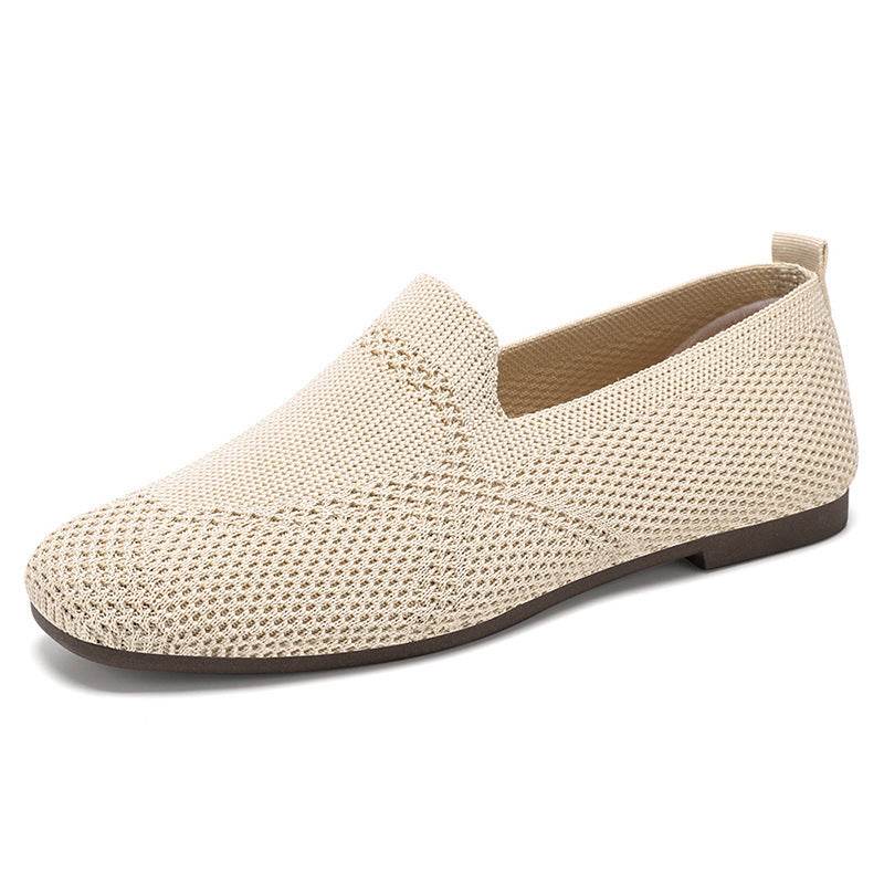 Flyknit Shoes Casual Flat Shoes Women - Millivan supplies