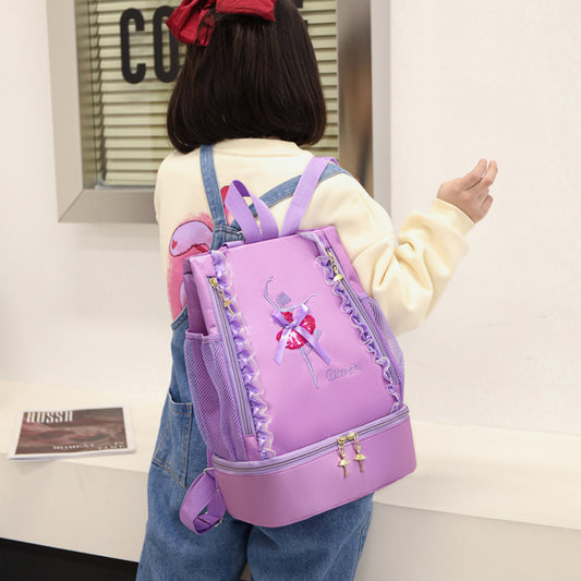 Children's Shoulder Dance Backpack Latin Ballet School Bag