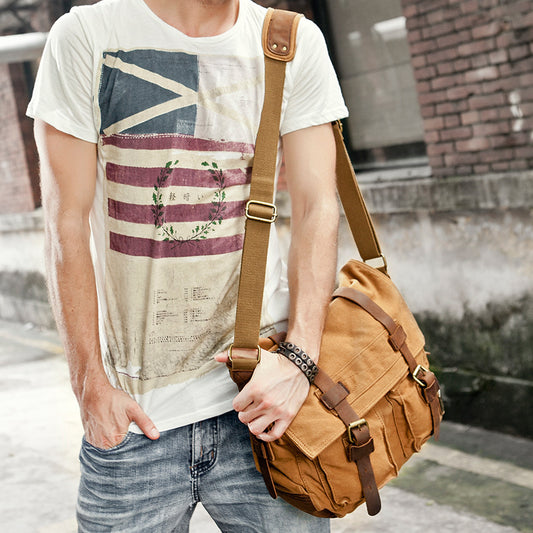 Atelier Retro Canvas Crossbody Bag