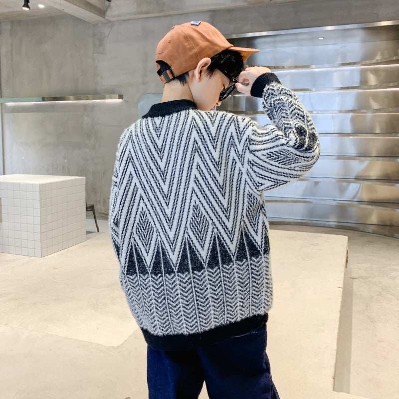 Fluffy Winter Clothing For Boys - Korean Style Cotton Hoodies for Children