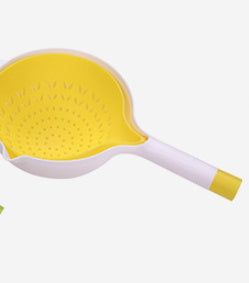 Double-layer Drain Basket Home Living Room Creative Kitchen Gadgets - Plastic 10×12.2×23cm 3 Colors